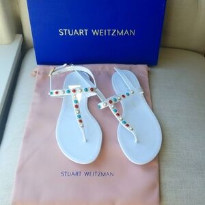 Stuart Weitzman Charm jelly sandal